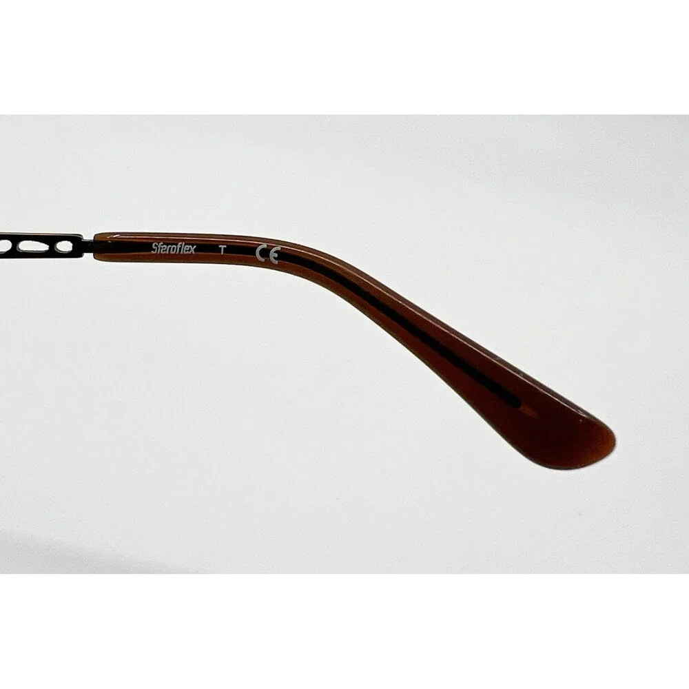 Sferoflex Eyeglasses Womens Brown Filigree Temple 2581 476 54-16-135